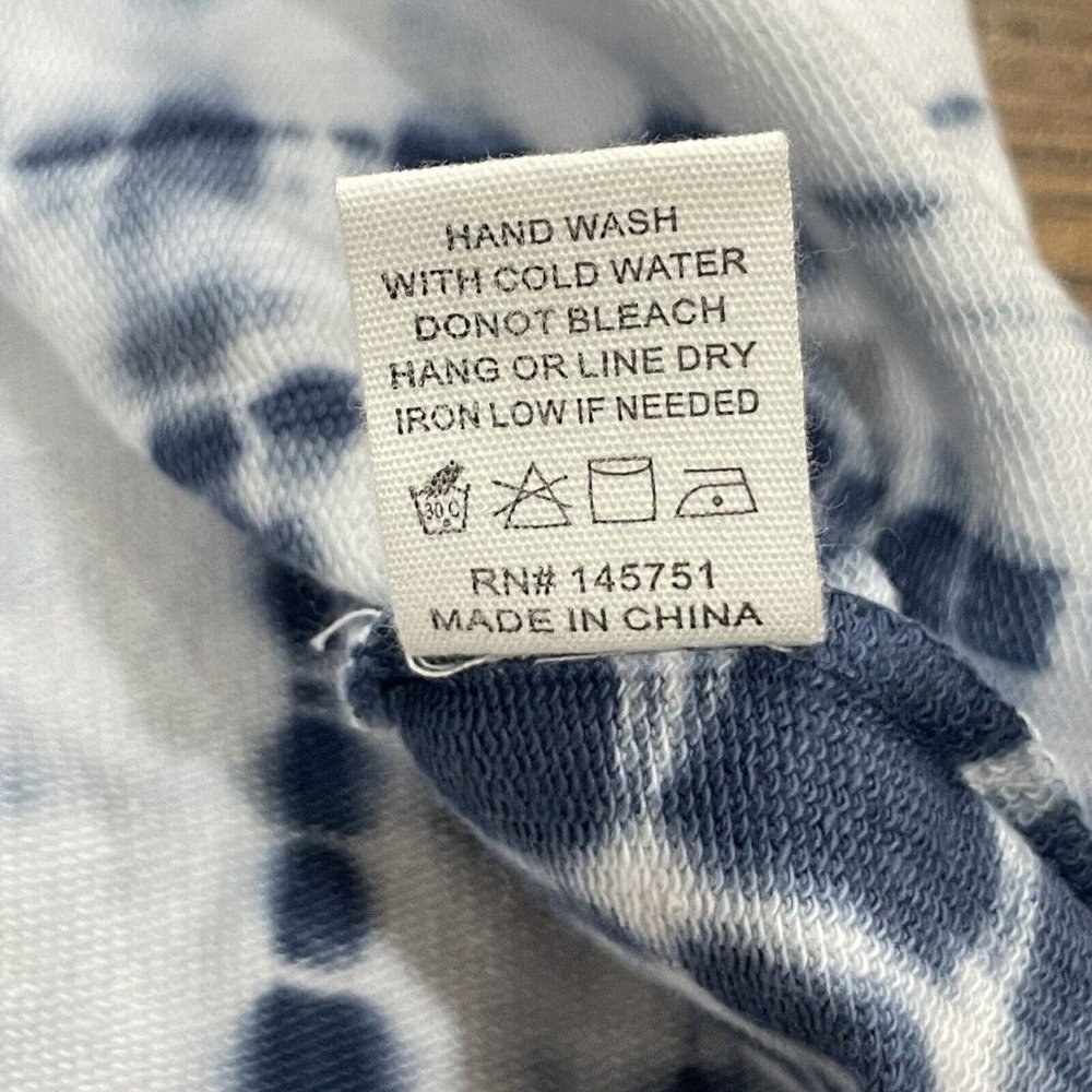 Altard State Dress Womens Small Blue Tie Dye Sweatshirt Tunic Relaxed Fit NWT‎ - Picture 8 of 12
